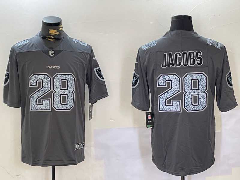 Men's Las Vegas Raiders #28 Josh Jacobs Grey Limited Stitched Jerseys Dzhi,We sell and wholesale Men's Las Vegas Raiders #28 Josh Jacobs Grey Limited Stitched Jerseys Dzhi on line form chian!